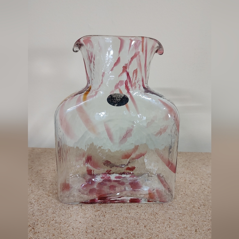 Blenko "Artist Proof" Passion Fruit Water Bottle